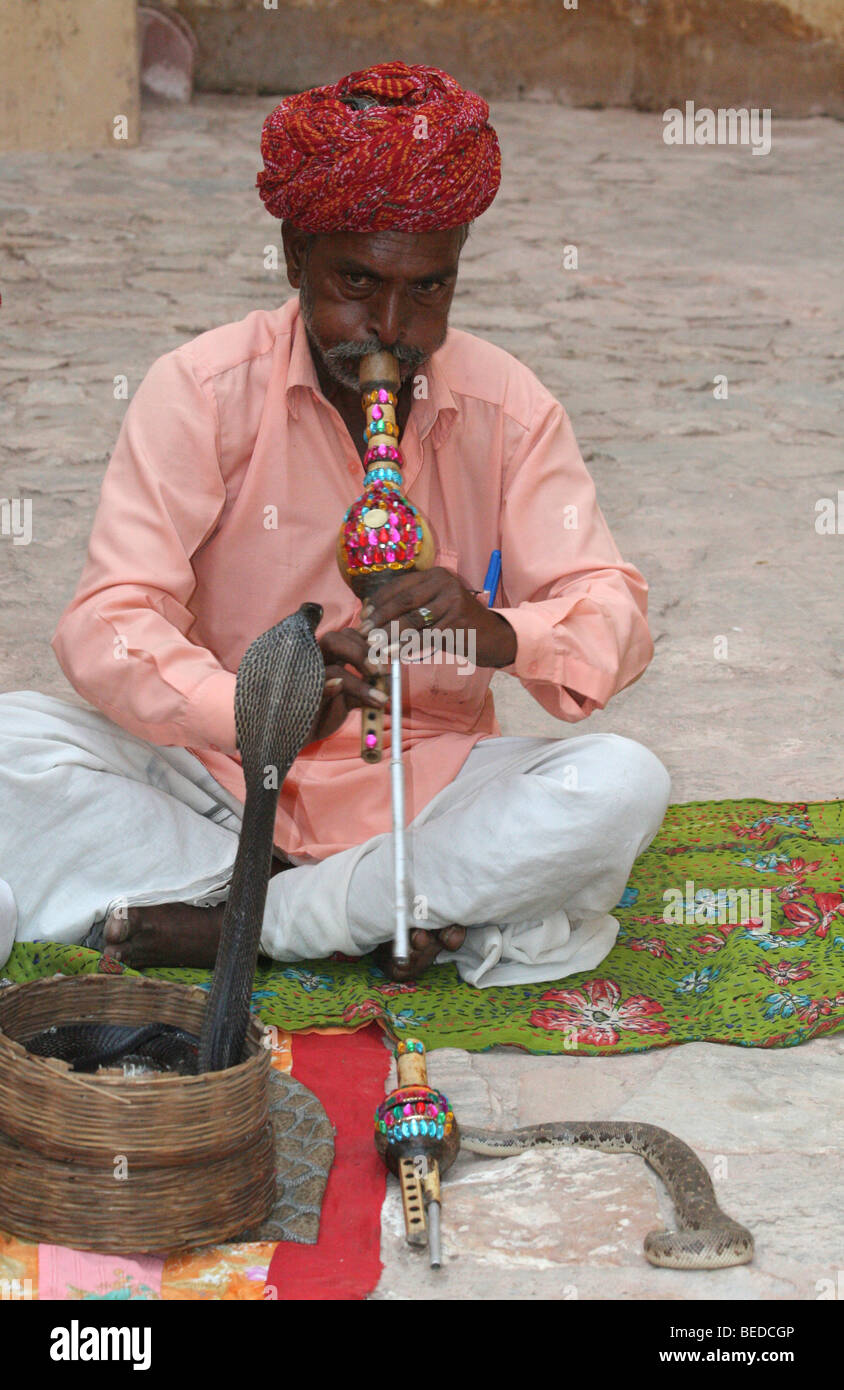 Snake charmer jaipur hi-res stock photography and images - Alamy