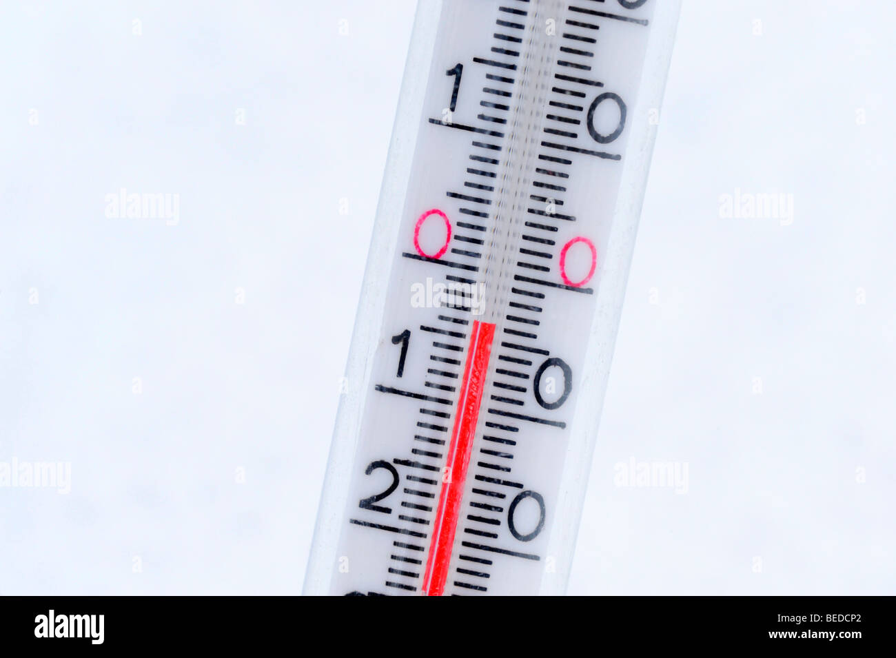 Thermometer minus degrees hi-res stock photography and images - Alamy