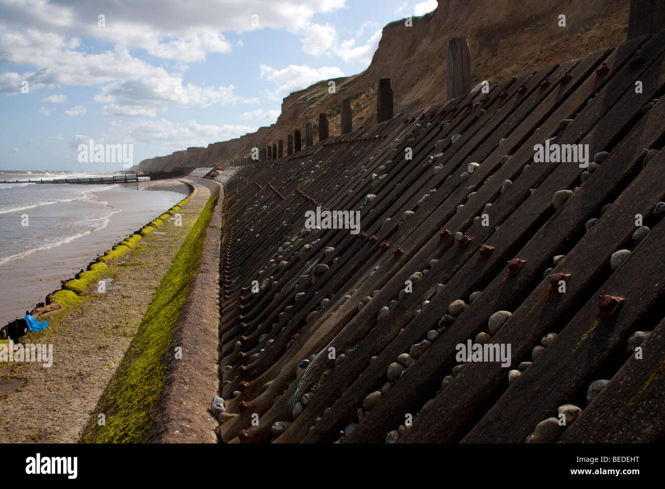 Sea defences Stock Photo
