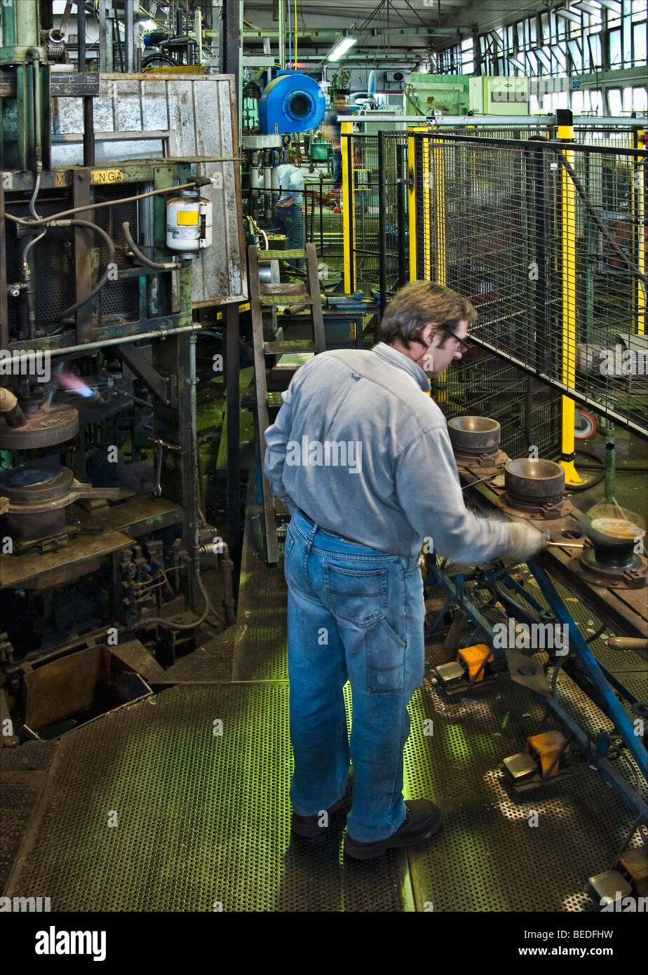 glassworks in san giovanni valdarno, near florence Stock Photo