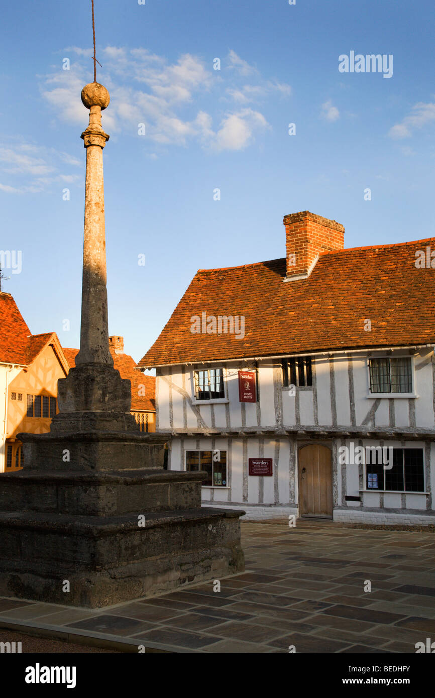 Market Place Lavenham Suffolk England Stock Photo Alamy