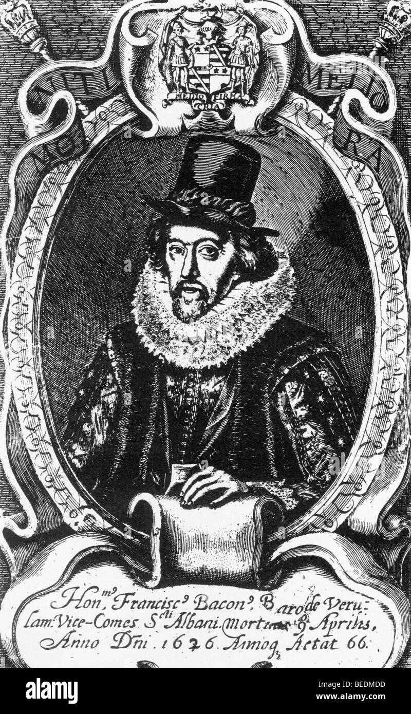 FRANCIS BACON English philosopher, statesman and writer (1561-1626) Stock Photo