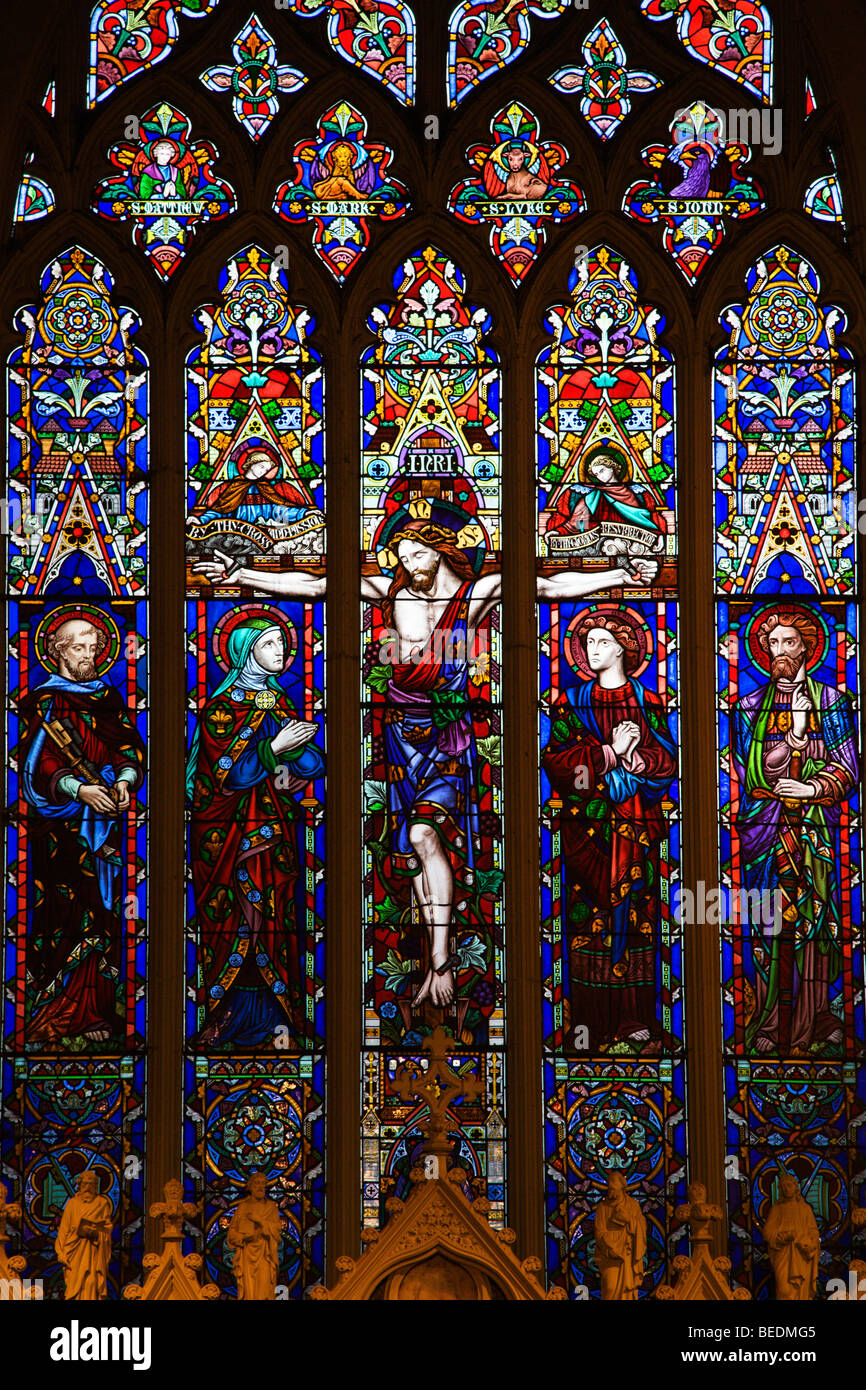 Stained glass jesus hi-res stock photography and images - Alamy