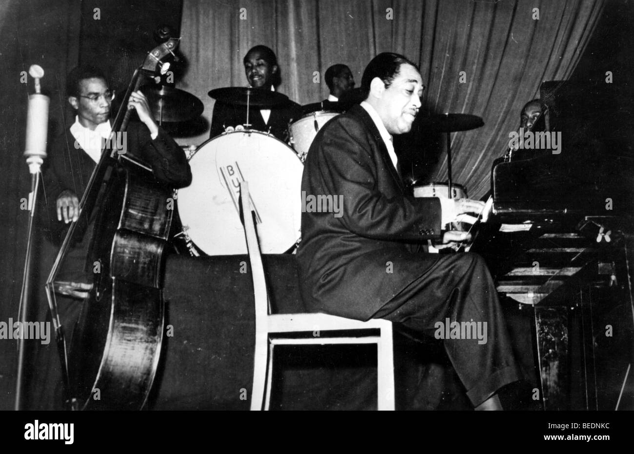 1001529 (9001135) Duke ELLINGTON, (29.4.1899 - 24.5.1974), US - amerikanischer Jazzpianist, Komponist und Bandleader, am Stock Photo