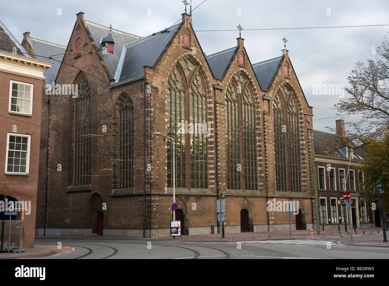 Kloosterkerk; a large Dutch church building in the Hague (Den Haag