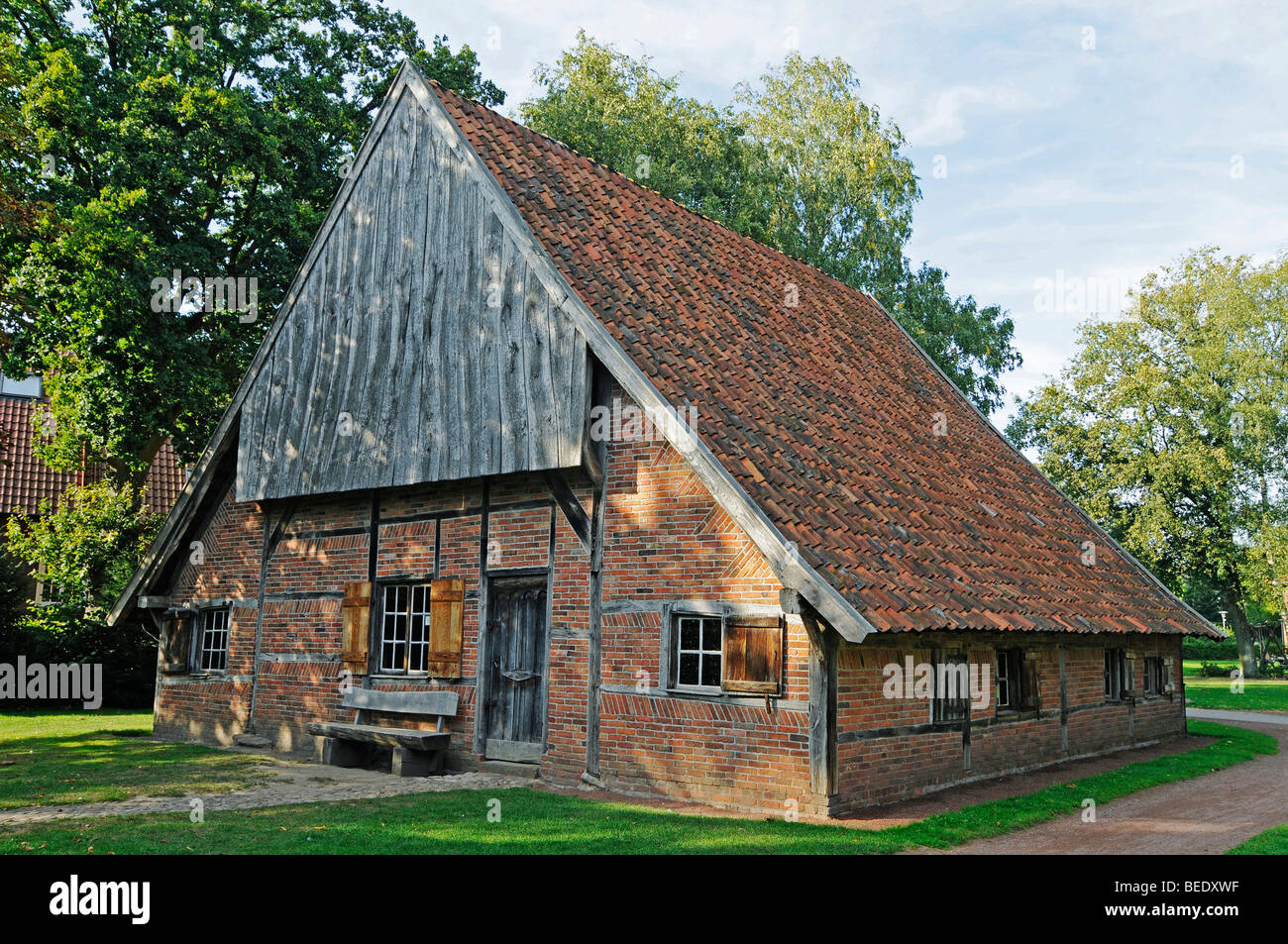 Bauernhaus Museum, Farmhouse museum, Hamaland museum, museum for local history, Vreden, Muensterland region, North Rhine-Westph Stock Photo
