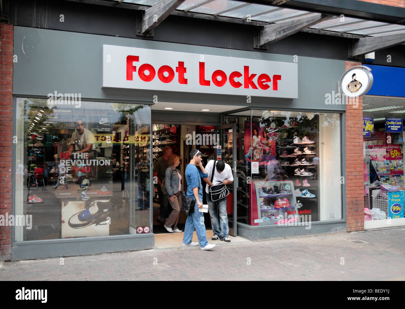 A branch of the Foot Locker store in St Anns Road, Harrow, UK. August 2009 Stock Photo