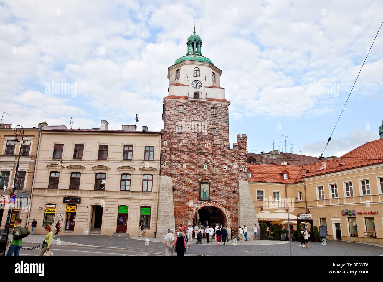 Old town of Lublin, Poland Stock Photo