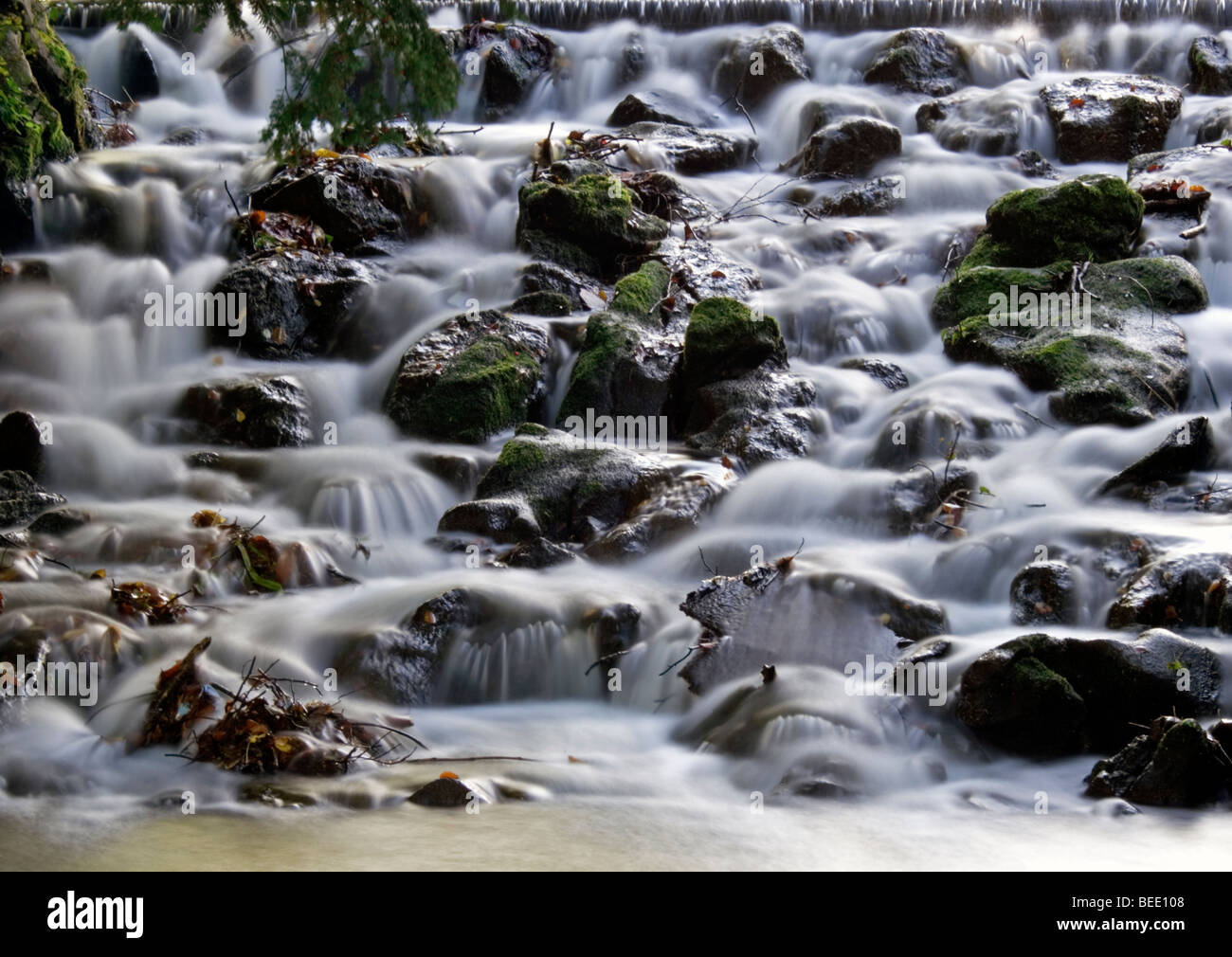 Cascading Water Fall Stock Photo - Alamy