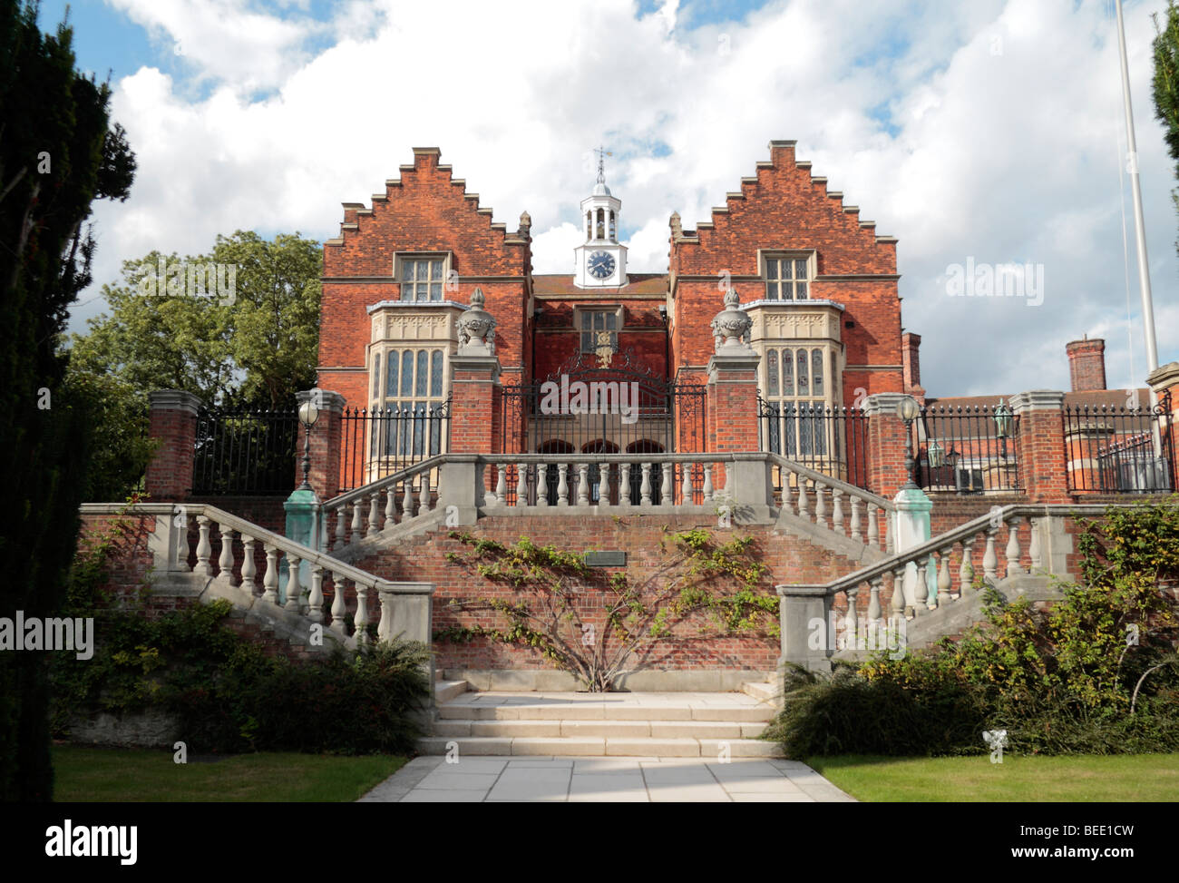 Steps and terraces up to the Old School Building at Harrow School