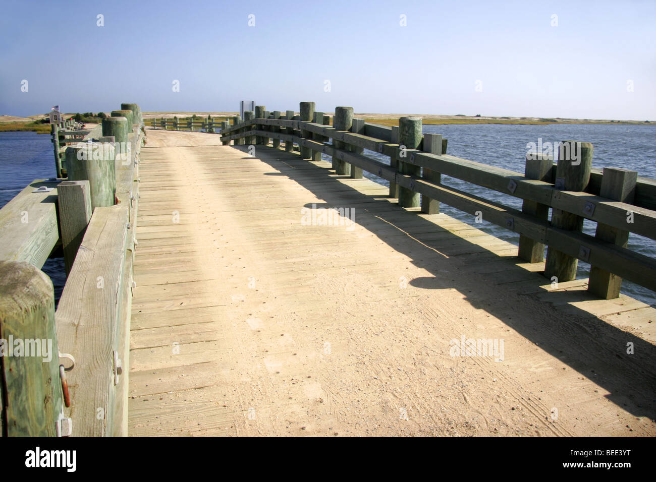 Dike bridge, Chappaquiddick island, Martha's Vineyard, Cape Cod, New