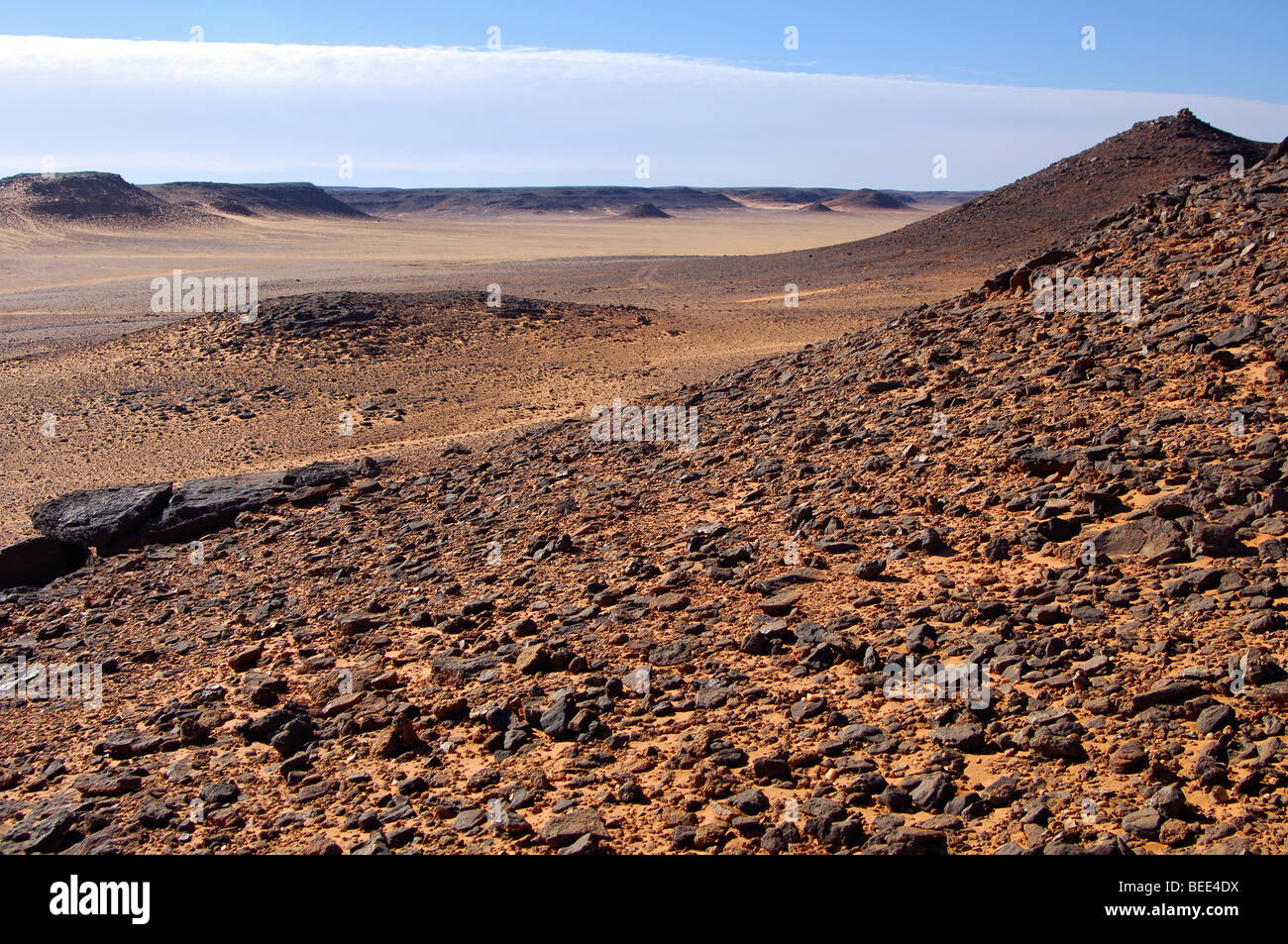 Rocky Plateau Of A Hamada style Desert Sahara Libya Stock Photo Alamy Rocky Plateau Of A Hamada style Desert Sahara Libya Stock Photo Alamy