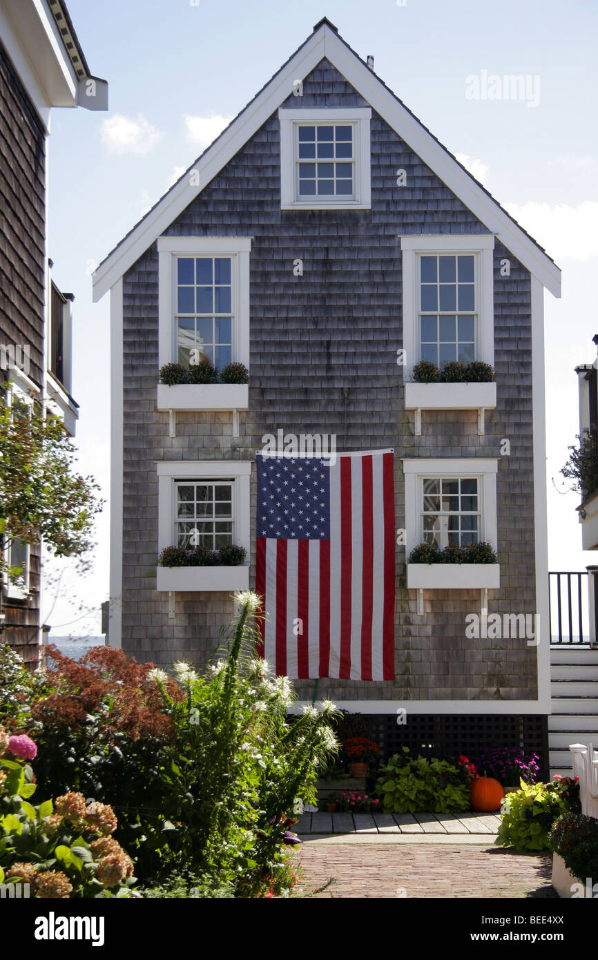 American house, Provincetown, Cape Cod, Massachusetts, USA Stock Photo Alamy
