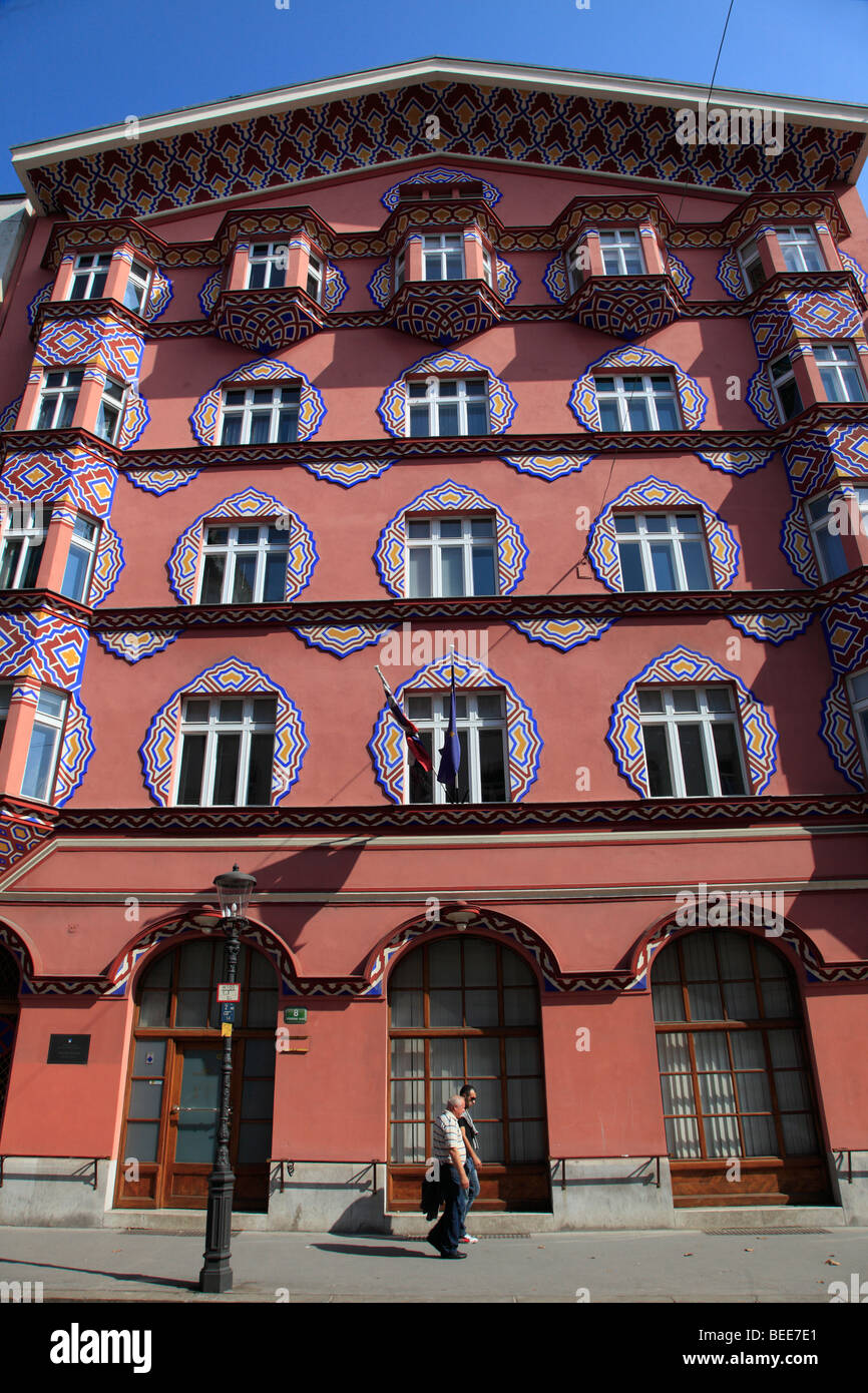 Slovenia, Ljubljana, typical architecture Stock Photo