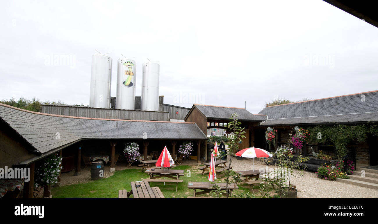 Healey's Cider Farm home of The Cornish Rattler Stock Photo Alamy