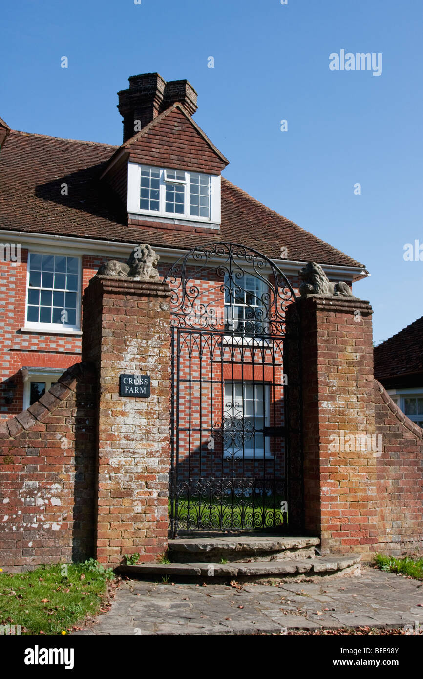 Old manor house in Waldron village in sussex england Stock Photo Alamy