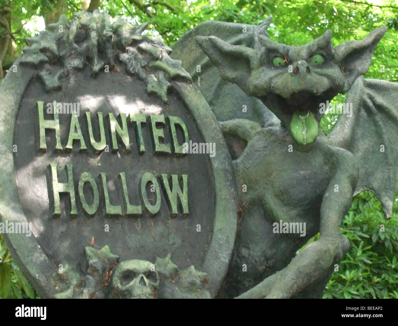 The Haunted Hollow at Alton Towers Resort Stock Photo Alamy