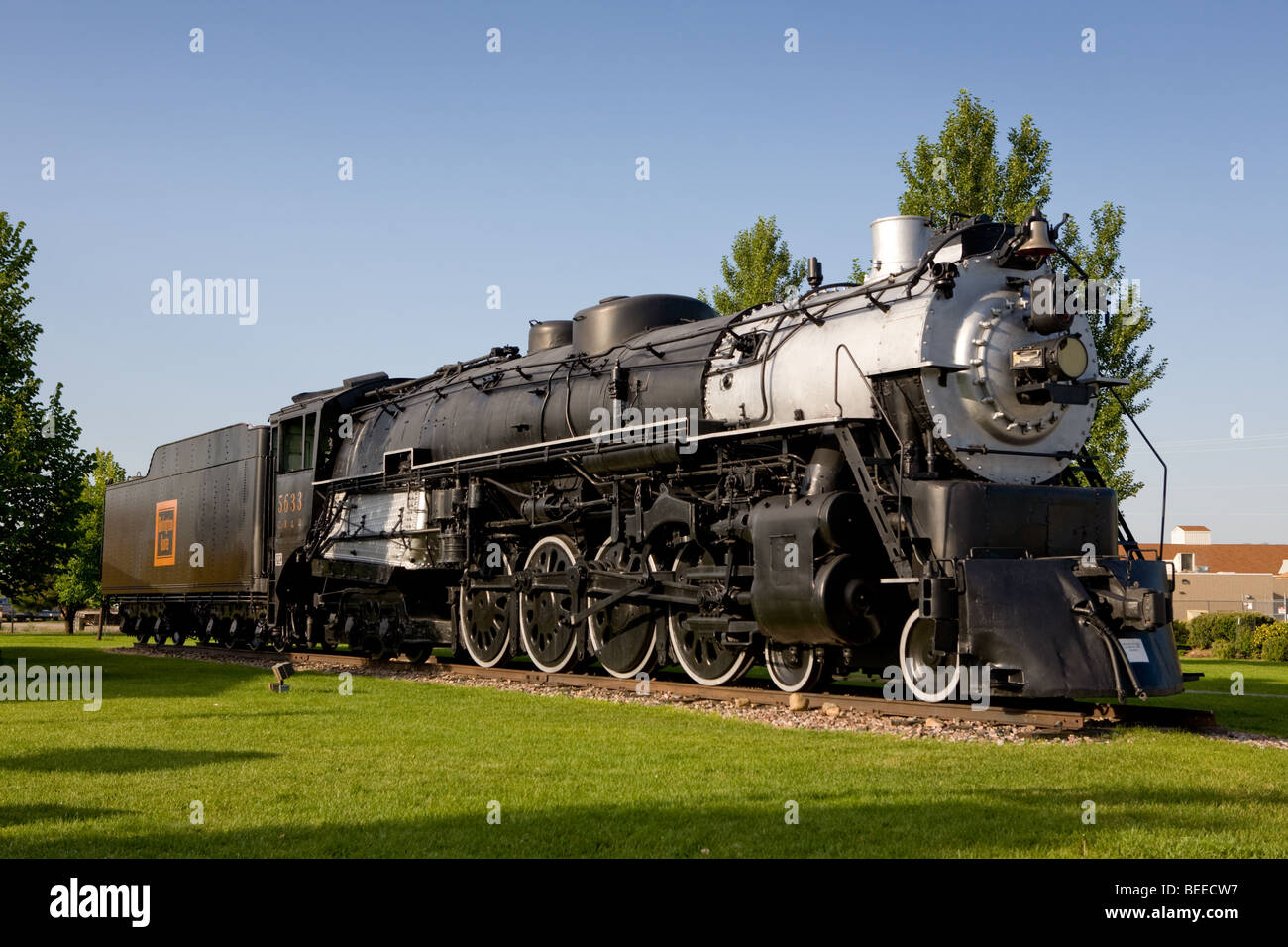 Massive 4 8 4 Steam Locomotive At The Railroad Museum In