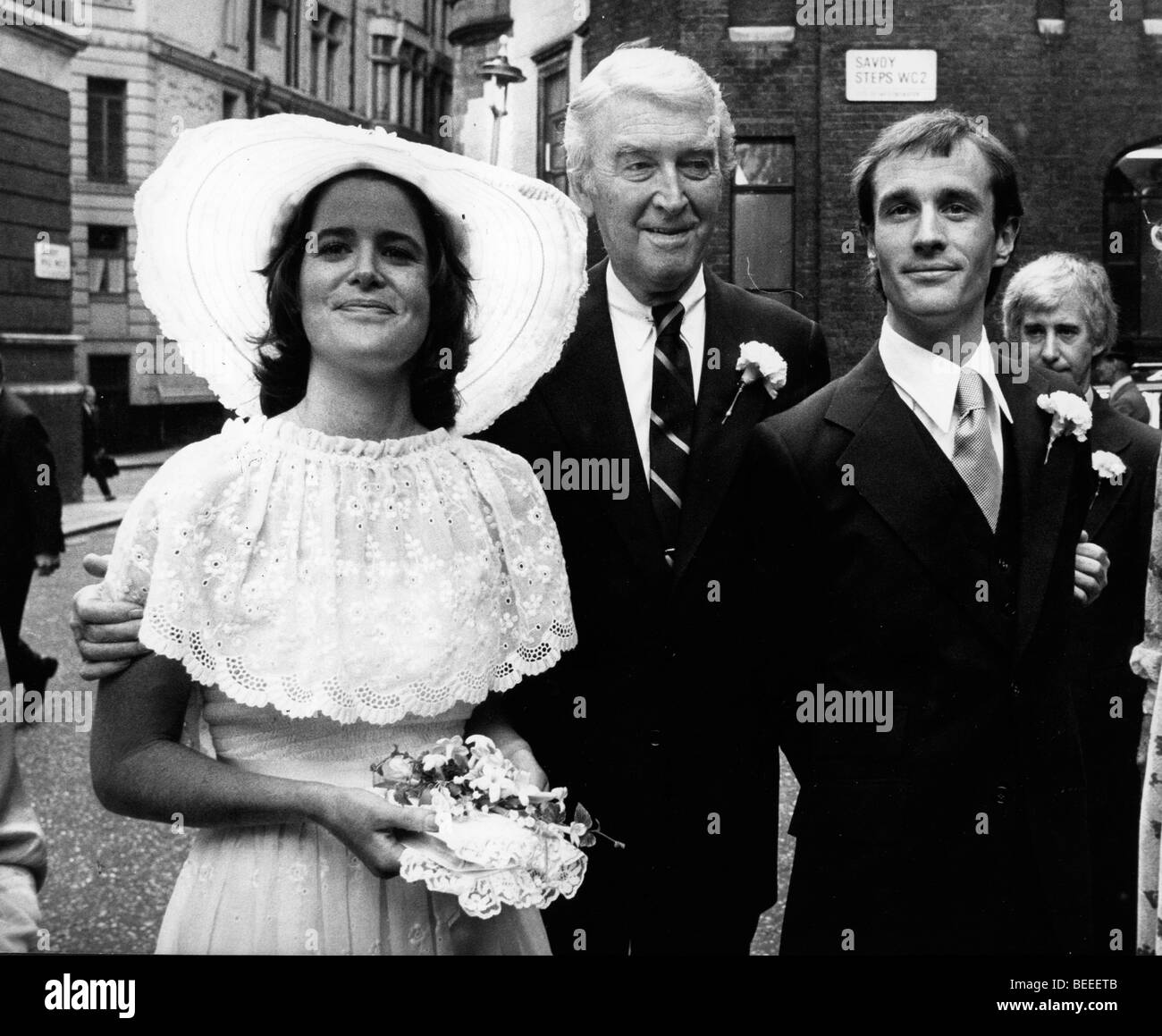Actor James Stewart daughter Kelly marries Stock Photo