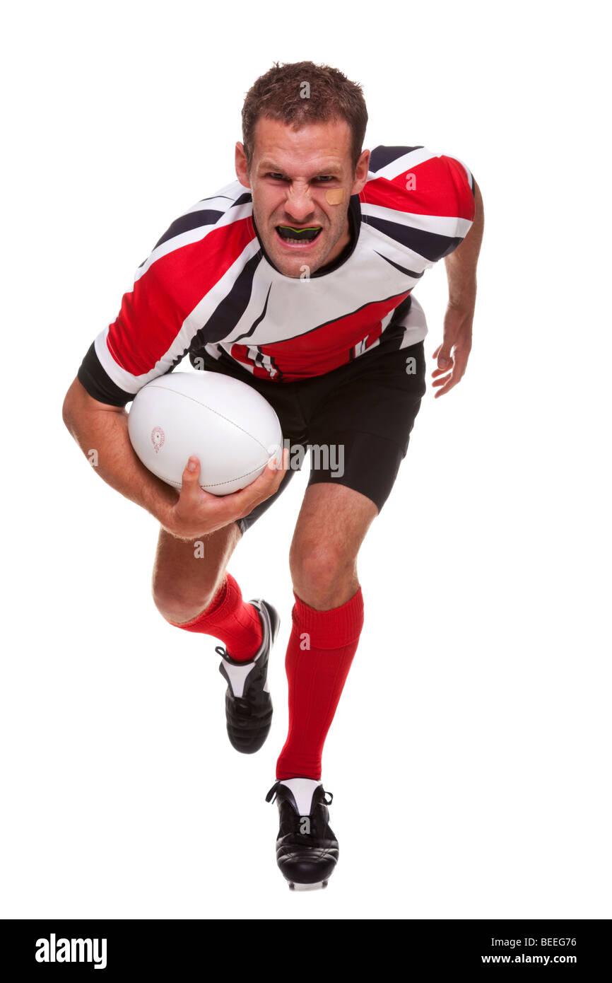 Rugby player - part of a series Stock Photo