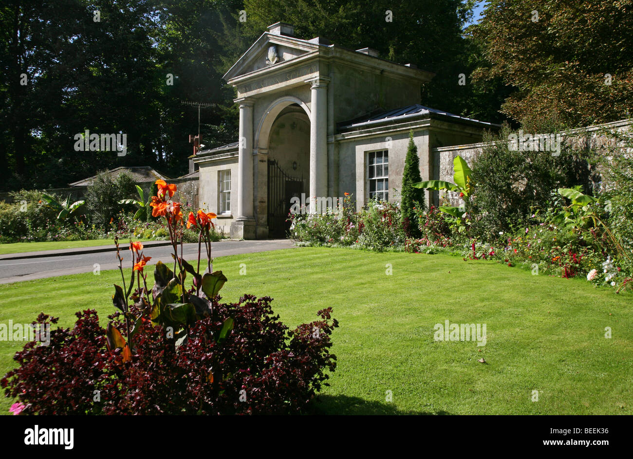 The main entrance to Bryanston School, an independent boarding school