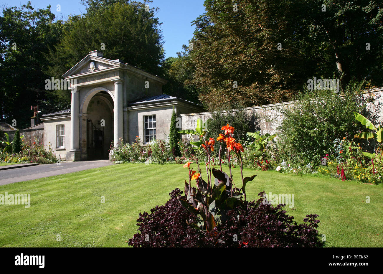 The main entrance to Bryanston School, an independent boarding school