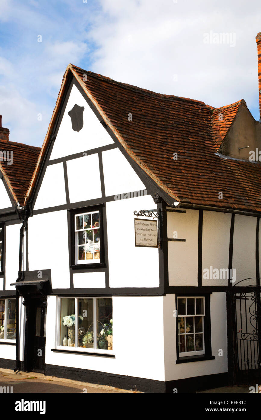 Shakespeare House Gallery Dedham Essex England Stock Photo Alamy