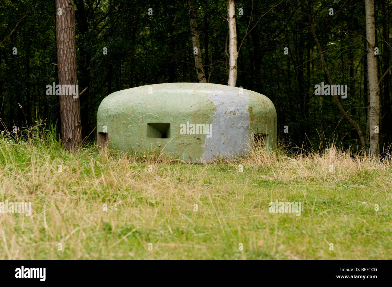 heavy bunker, Jastarnia Resistance Centre, Hel Fortified Area, Jastarnia, Poland Stock Photo