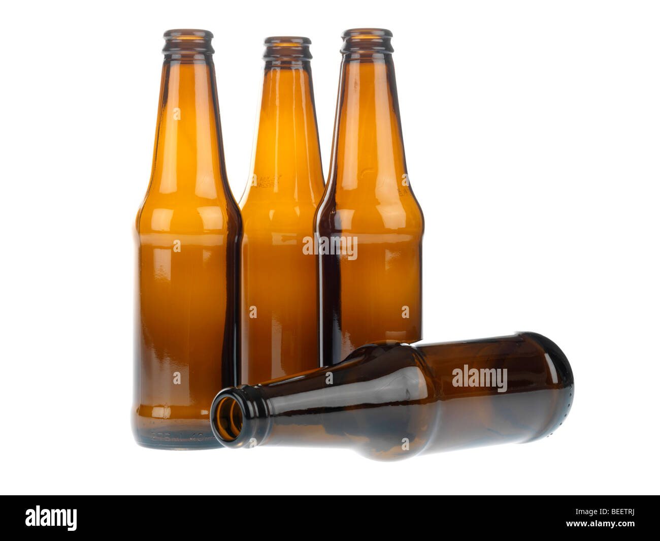 Empty Glass Bottles Stock Photo Alamy