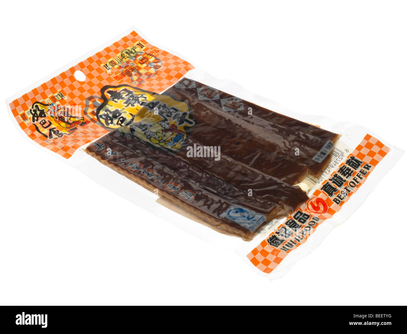 Dried Bean Curd Stock Photo Alamy