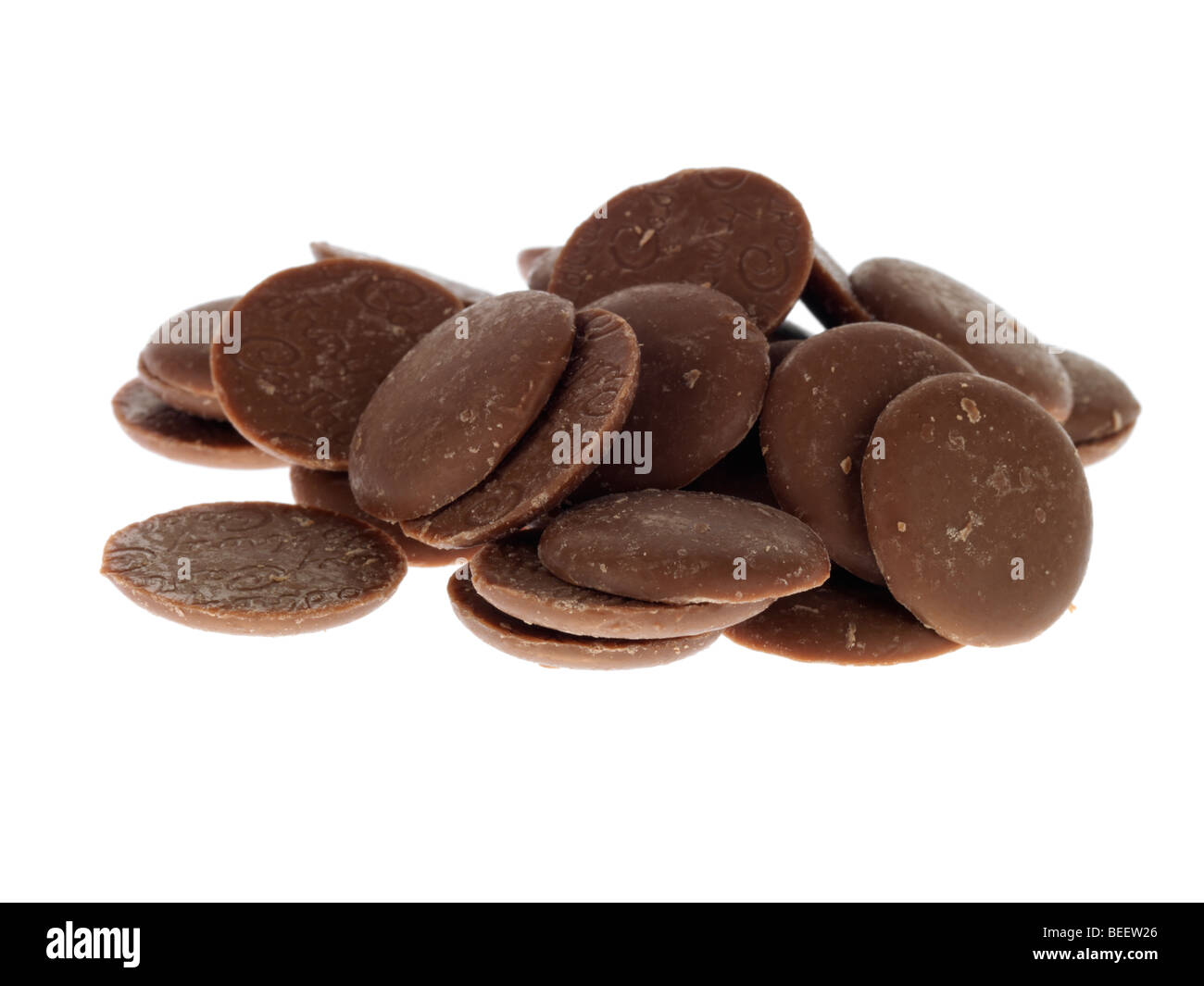 Chocolate Buttons Stock Photo