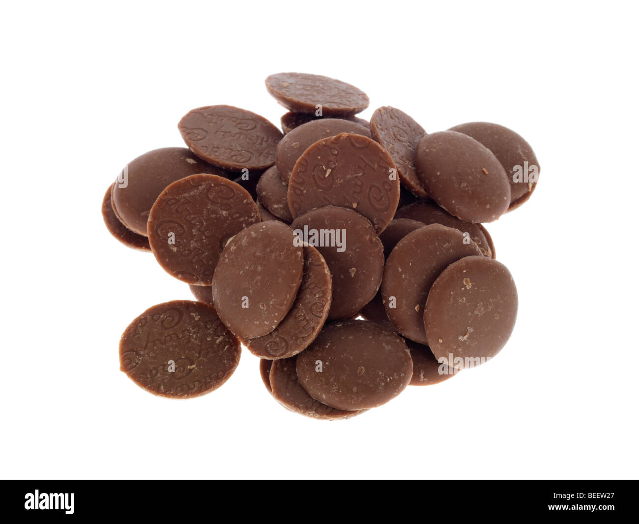 Chocolate Buttons Stock Photo