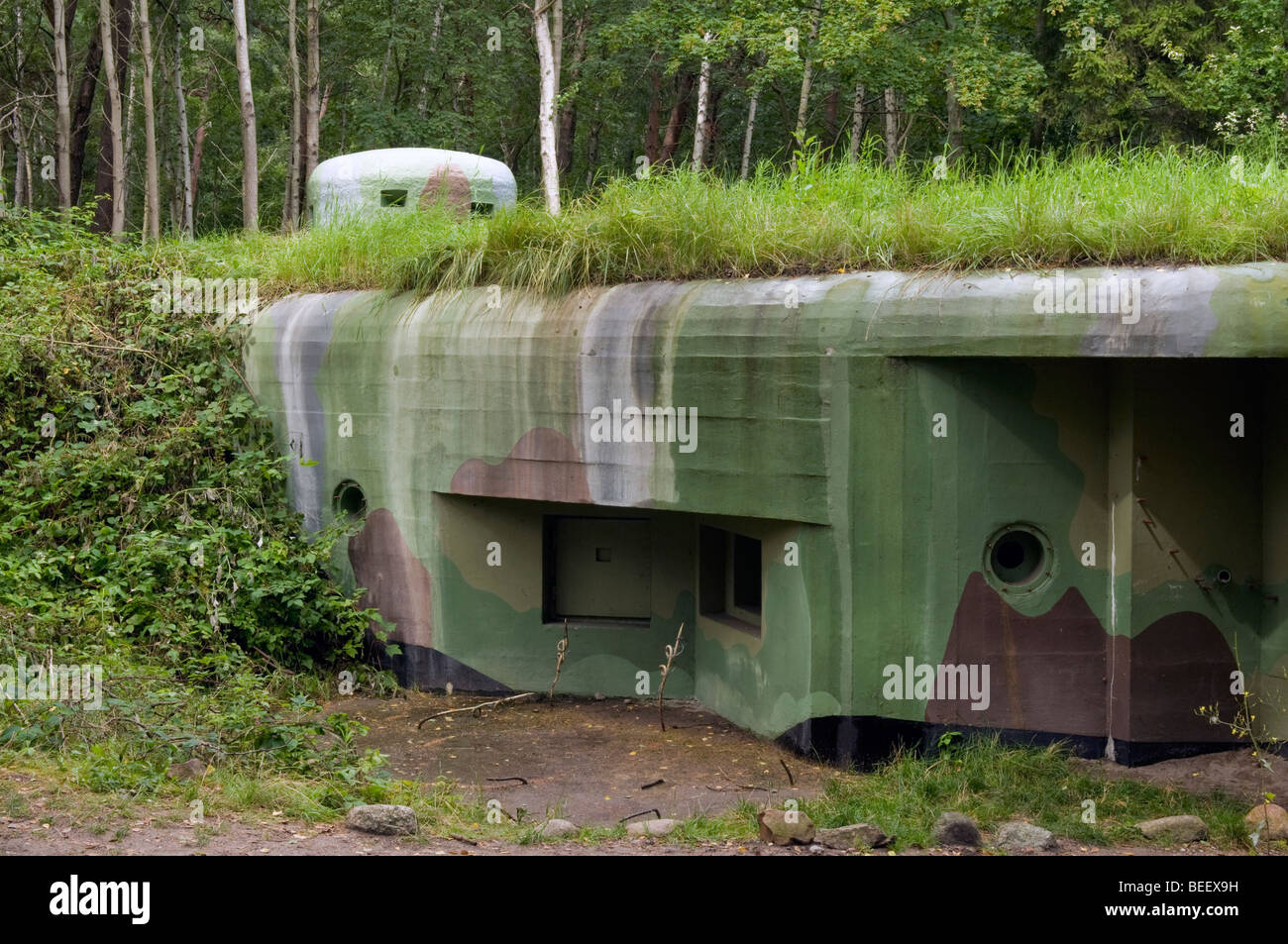 'Sabała' heavy bunker, Jastarnia Resistance Centre, Hel Fortified Area, Jastarnia, Poland Stock Photo