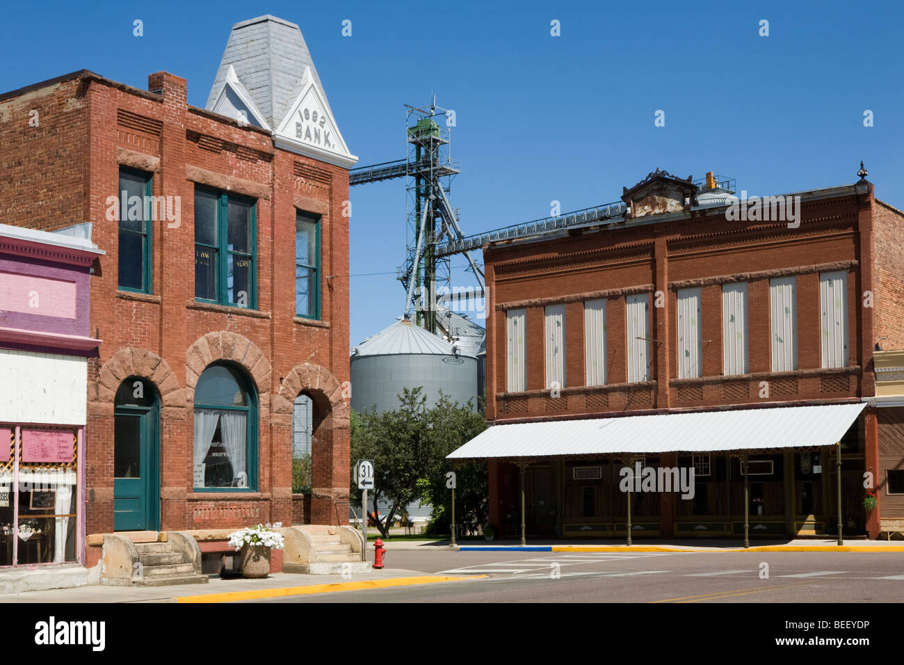 Correctionville, Iowa business district Stock Photo Alamy