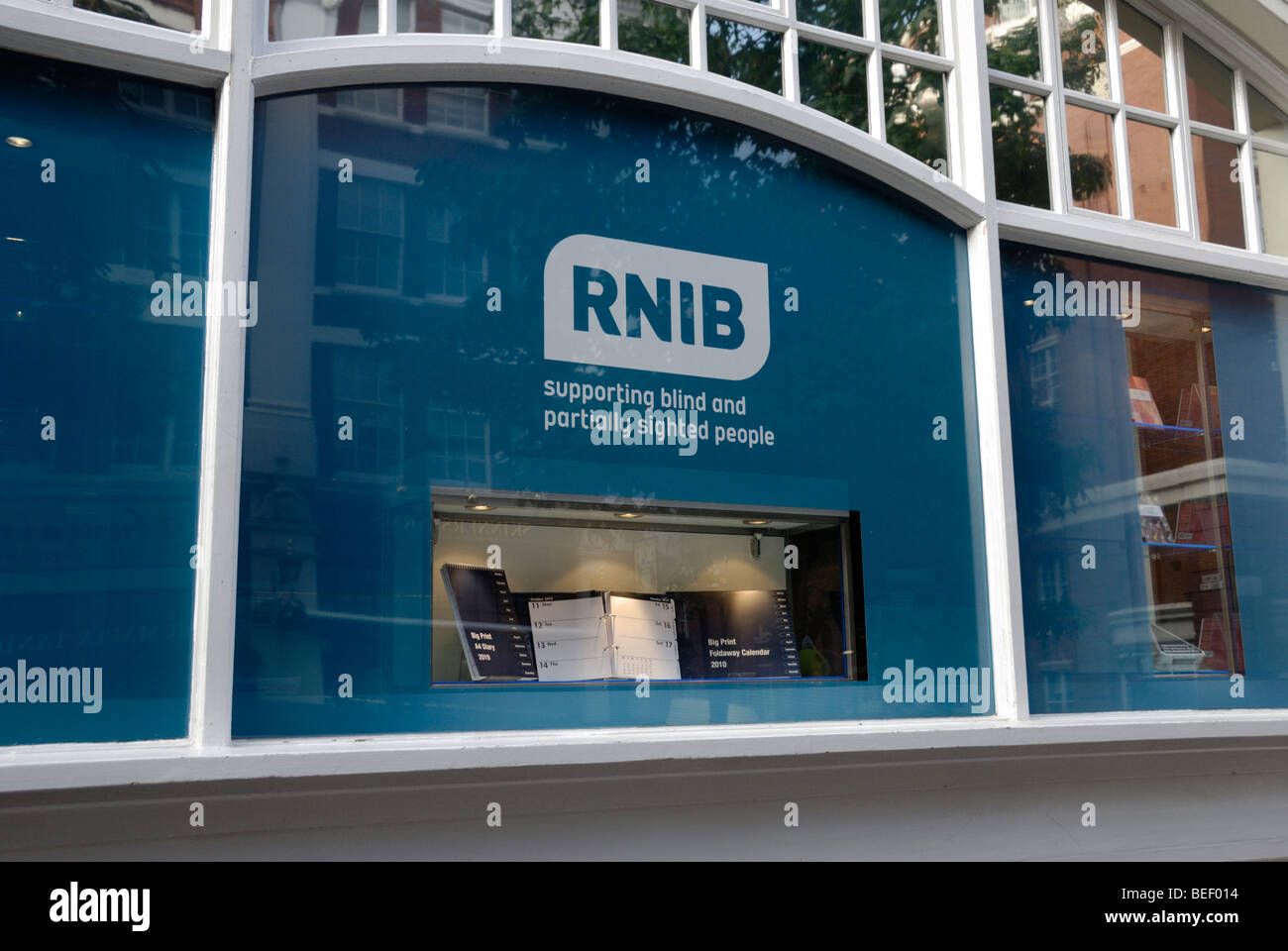 RNIB Royal National Institute of Blind People in Judd Street, London Stock Photo