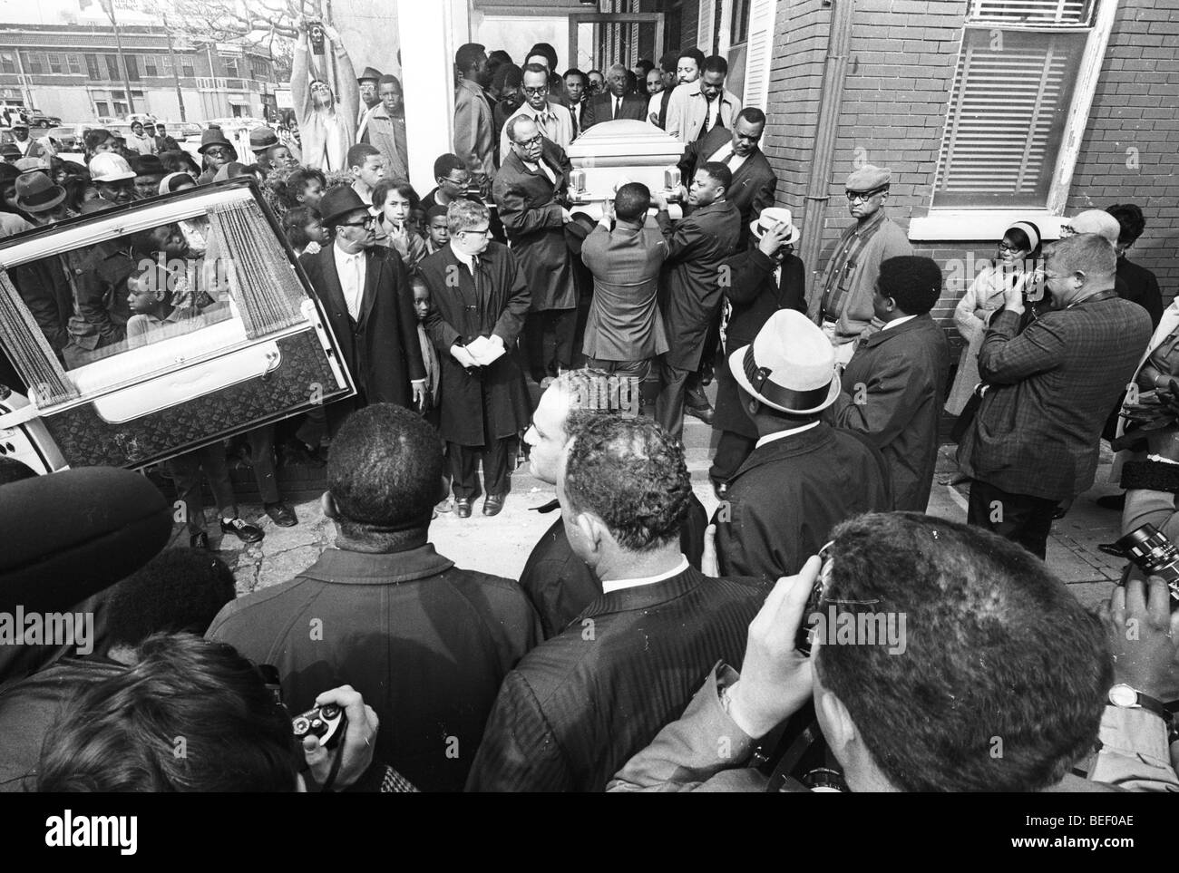 Apr 09, 1968; Atlanta, GA, USA; MARTIN LUTHER KING JR.'s funeral in ...