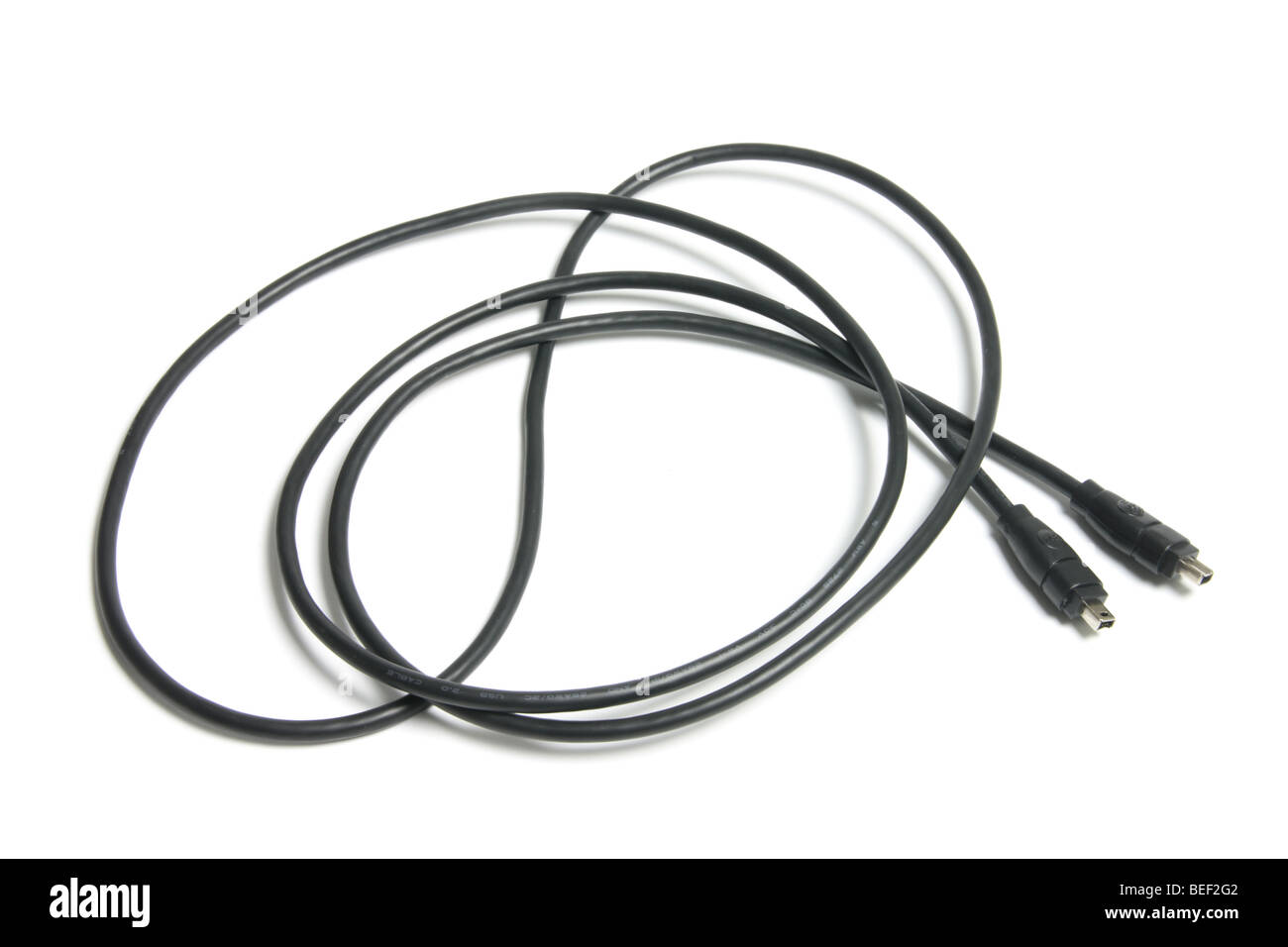 Firewire Cable Stock Photo