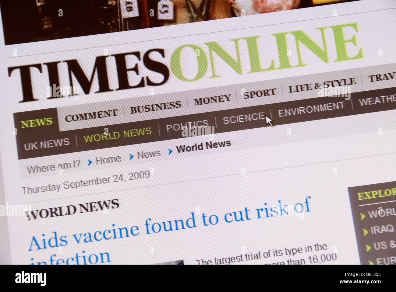 Hiv aids newspaper uk hi-res stock photography and images - Alamy