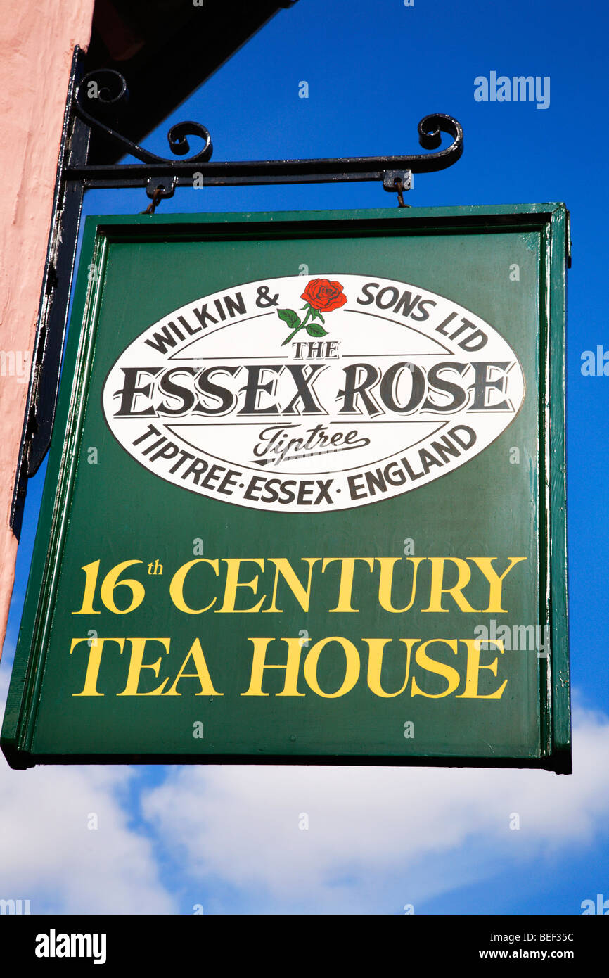 The Essex Rose Tea House Dedham Essex England Stock Photo Alamy