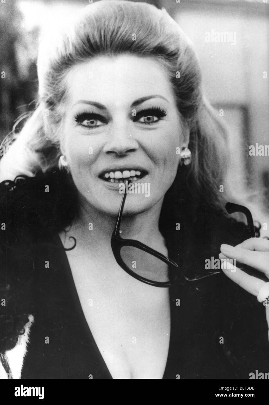1010650 (9003107) Anita EKBERG, schwedische Schauspielerin, Portrait vom 28.01.1970. 'Nutzung nur gegen Honorar, Beleg, Stock Photo