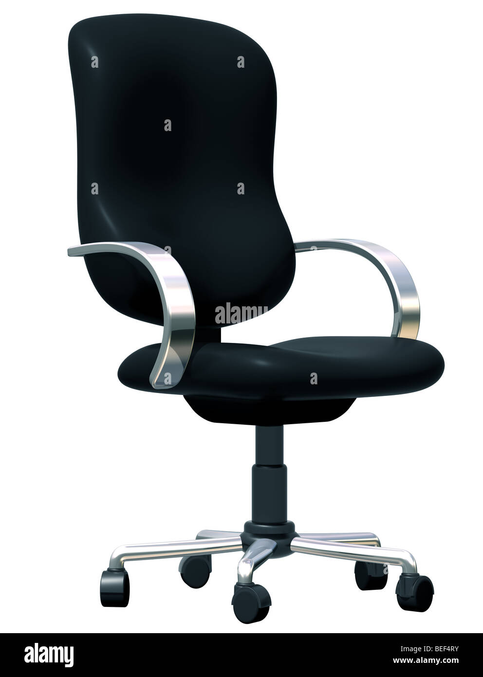 Isolated illustration of a modern office chair Stock Photo - Alamy