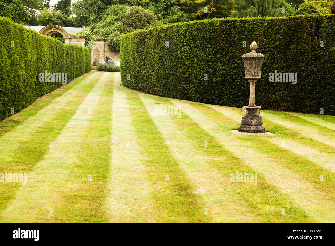 Hever Castle Gardens. Stock Photo