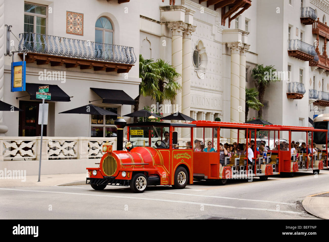 St augustine florida red train hires stock photography and images Alamy