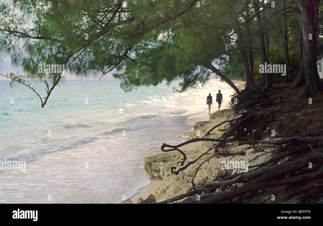 Man walking alone on remote beach hi-res stock photography and images ...