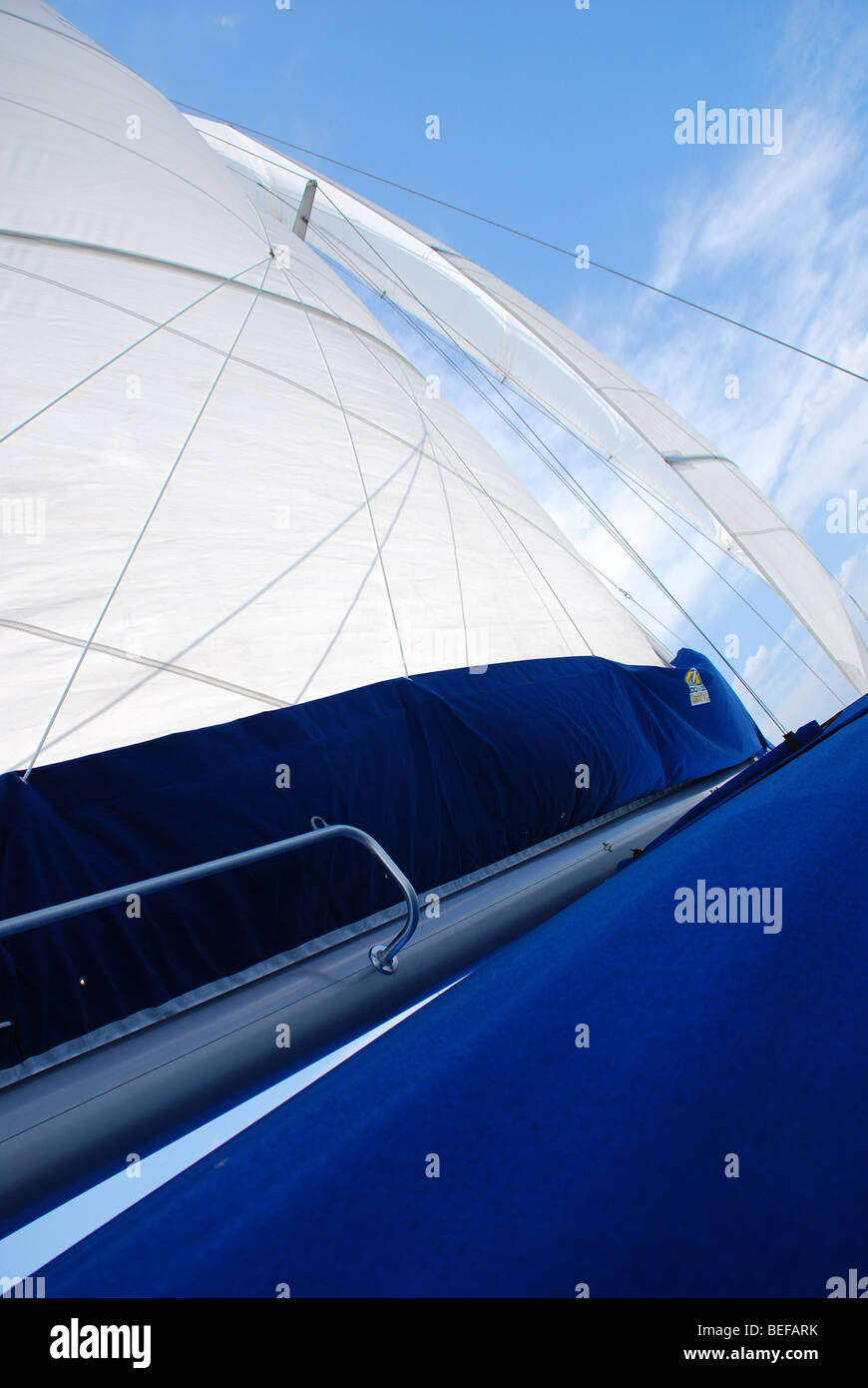 Windy Day in Florida , Sailboating Stock Photo Alamy
