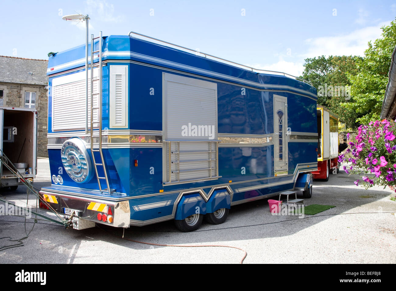 Circus Trailer Stock Photo Alamy