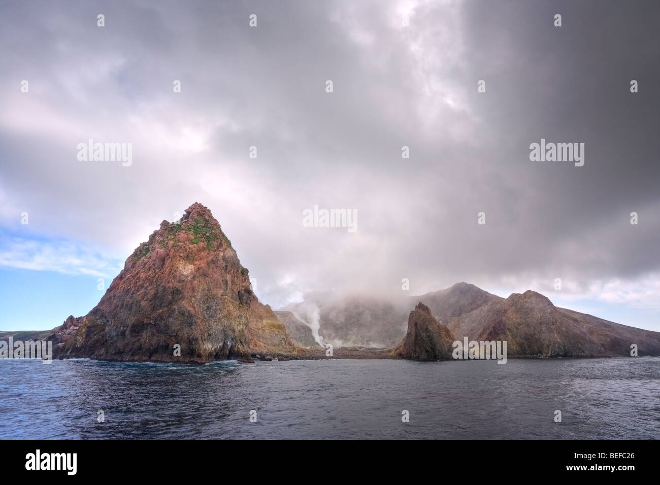 White Island, Bay of Plenty, New Zealand Stock Photo