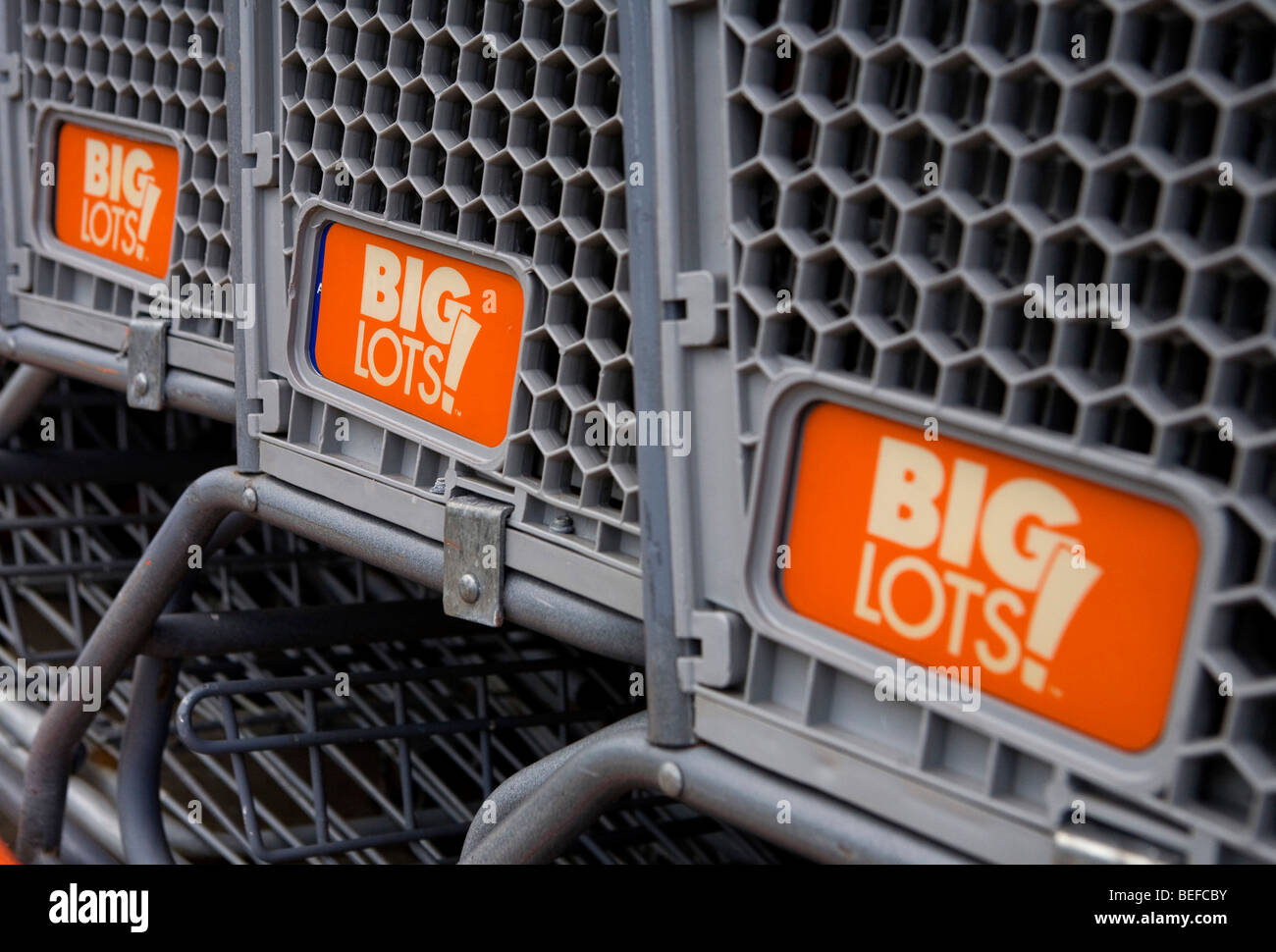A Big Lots retail location in Maryland.  Stock Photo