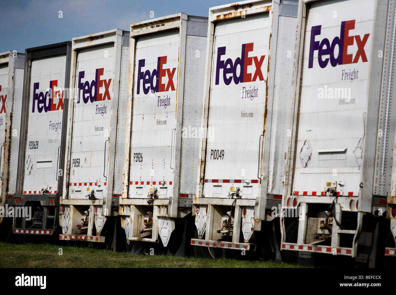 FedEx related images taken in Maryland.  Stock Photo