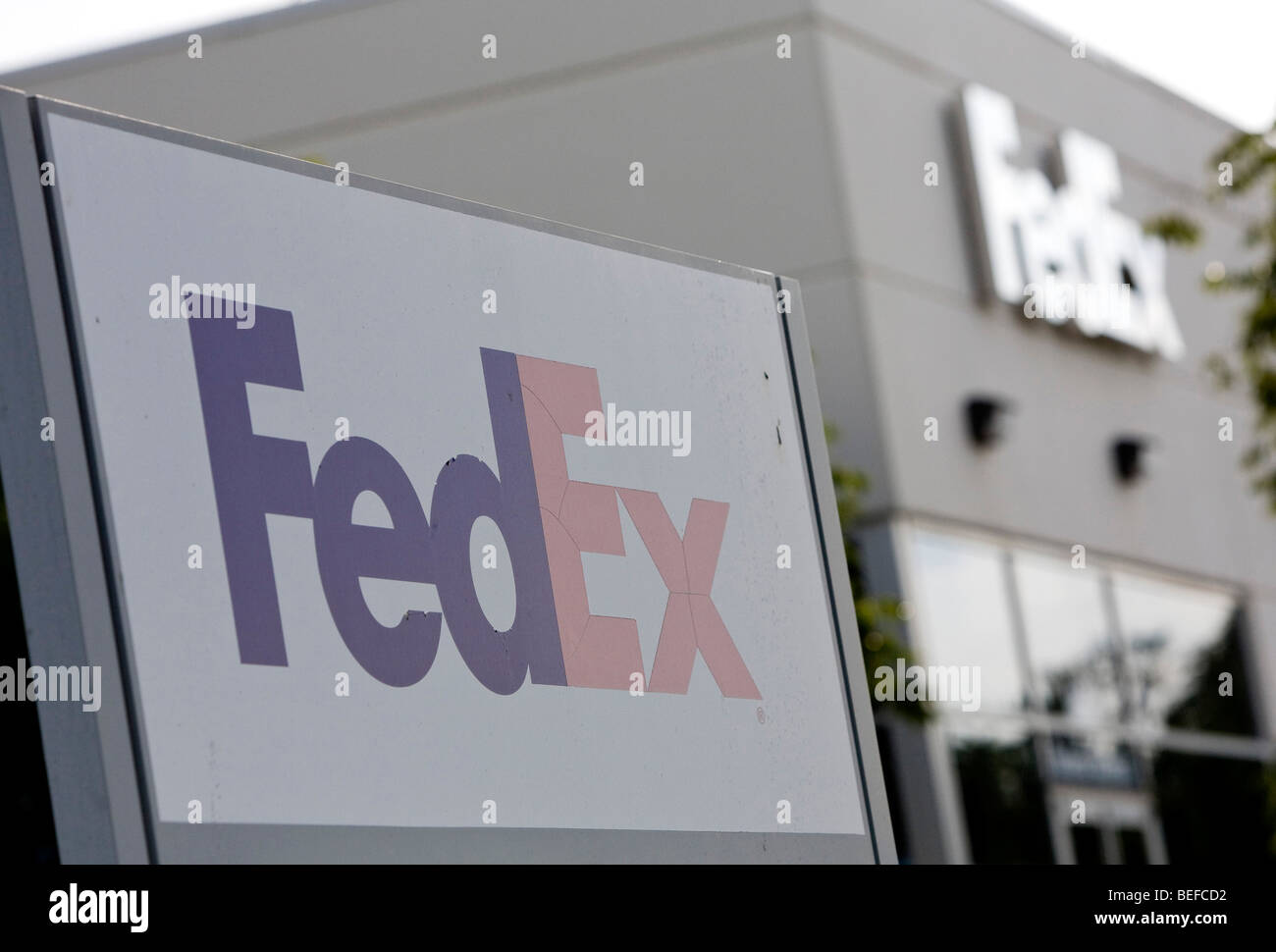 FedEx related images taken in Maryland.  Stock Photo